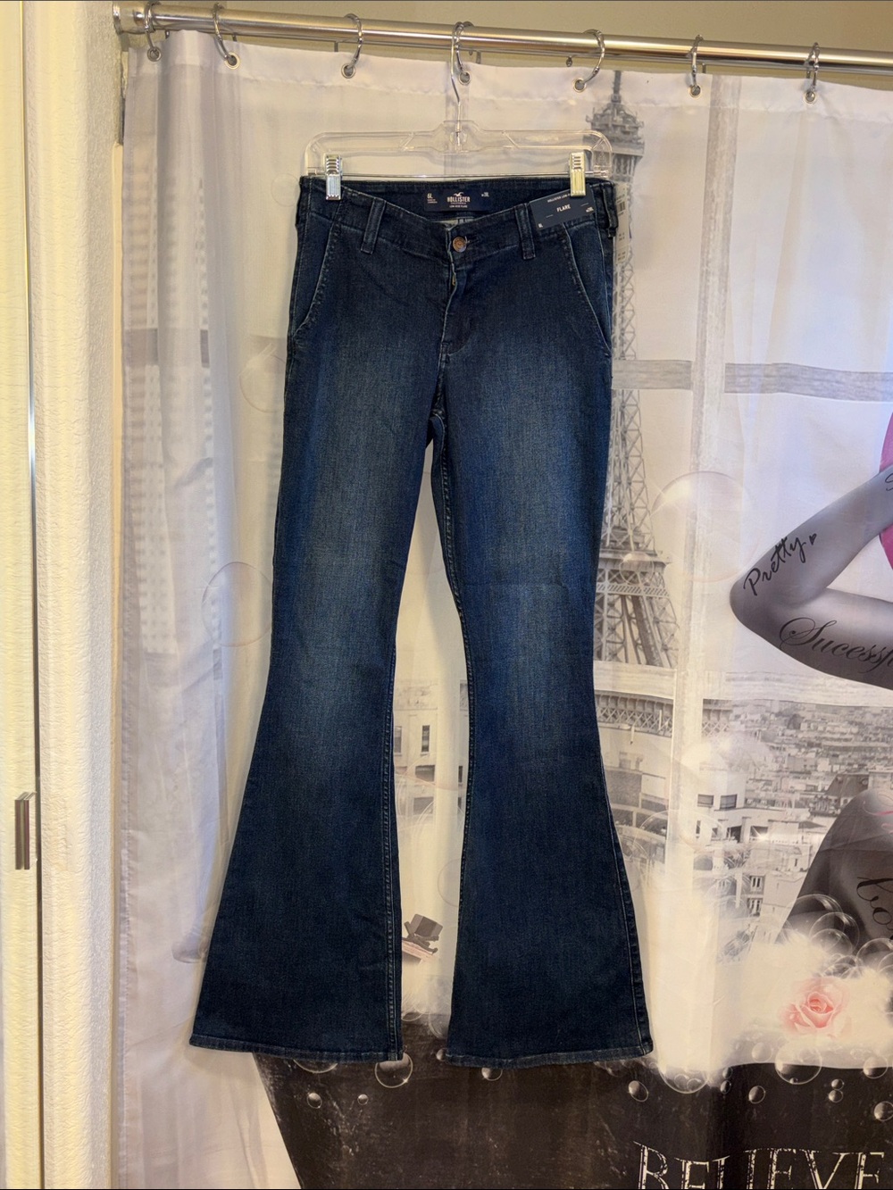 NWT Hollister Low Rise Tailored Flare Jeans